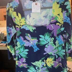 BOSTON PROPER STRETCH KNIT TOP